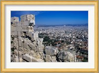 View of Athens From Acropolis, Greece Fine Art Print