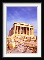 Parthenon on Acropolis, Athens, Greece Framed Print