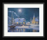 Moonlight Glow Framed Print