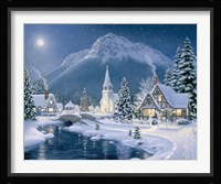 Christmas Village Framed Print