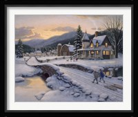Days End Framed Print