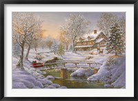 Over The Bridge To Grandmas House Fine Art Print