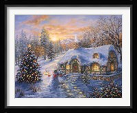 Christmas Cottage 1 Fine Art Print