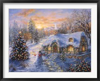 Christmas Cottage 1 Fine Art Print
