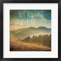 Wander II Framed Print