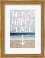 This Is My Happy Place (Beach) Fine Art Print