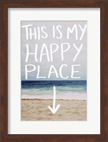This Is My Happy Place (Beach) Fine Art Print