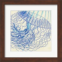 Vintage Jellyfish I Fine Art Print