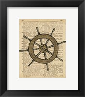 Nautical Series - Ship Wheel Fine Art Print