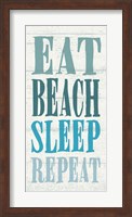 Eat, Beach, Sleep, Repeat Fine Art Print
