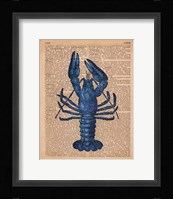 Vintage Lobster Framed Print