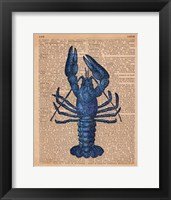 Vintage Lobster Framed Print