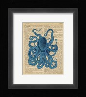 Vintage Octopus Framed Print