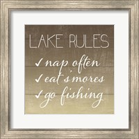 Lake Rules Fine Art Print