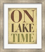 On Lake Time Fine Art Print
