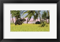 Triceratops Dinosaur 9 Fine Art Print