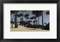 Triceratops in a Prehistoric Environment Fine Art Print