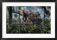 Tyrannosaurus Rex Kills a Triceratops as its Next Meal Fine Art Print