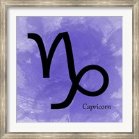 Capricorn - Purple Fine Art Print