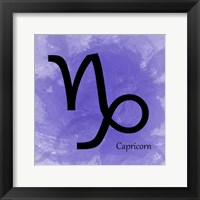 Capricorn - Purple Fine Art Print