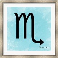 Scorpio - Aqua Fine Art Print