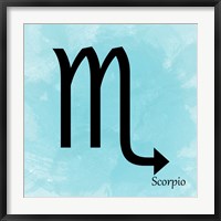 Scorpio - Aqua Fine Art Print