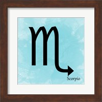 Scorpio - Aqua Fine Art Print