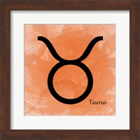 Taurus - Orange Fine Art Print