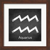 Aquarius - Black Fine Art Print