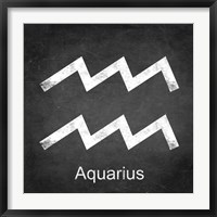 Aquarius - Black Fine Art Print