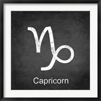 Capricorn - Black Fine Art Print