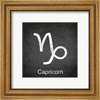 Capricorn - Black Fine Art Print