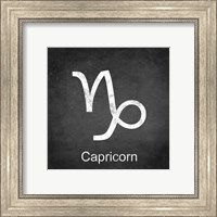 Capricorn - Black Fine Art Print