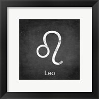 Leo - Black Framed Print