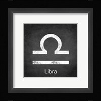 Libra - Black Fine Art Print
