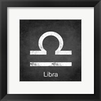 Libra - Black Fine Art Print