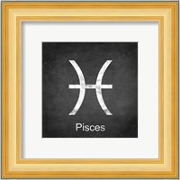 Pisces - Black Fine Art Print