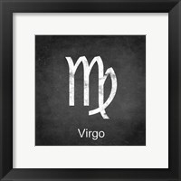 Virgo - Black Fine Art Print