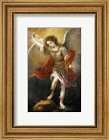 Archangel Michael Hurls the Devil into the Abyss, c. 1665-1668 Fine Art Print
