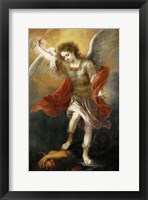 Archangel Michael Hurls the Devil into the Abyss, c. 1665-1668 Fine Art Print