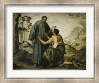 Brother Junipero and the Beggar Fine Art Print