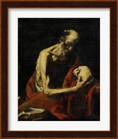 Saint Jerome Meditating Fine Art Print