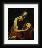 Saint Jerome Meditating Fine Art Print