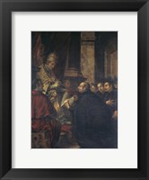 Saint Ignatius of Loyola Receives Papal Bull from Pope Paul III Fine Art Print