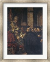 Saint Ignatius of Loyola Receives Papal Bull from Pope Paul III Fine Art Print