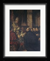 Saint Ignatius of Loyola Receives Papal Bull from Pope Paul III Fine Art Print