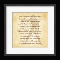 Libra Character Traits Fine Art Print