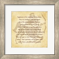 Sagittarius Character Traits Fine Art Print