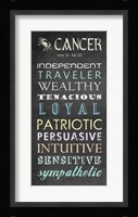 Cancer Bus Roll Framed Print