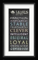 Taurus Bus Roll Framed Print